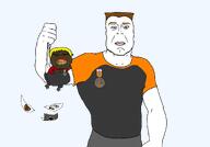 all_soyteens_look_like_this anti_sharty blond blue_eyes blush brown_hair brown_skin buff chad dan eyelashes fat hair medal nate nate_higger's_distant_cousin_(cape_rrackers) nusoicaca shartycuck shitskin soybooru soycuck subvariant:hunky_twink_sex_machine subvariant:terrence trend:aryan variant:alicia yellow_hair // 2000x1400 // 208.3KB