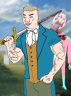 decapitation joseph_smith meta:tagme mormonism muscles sword tranny variant:chudjak // 1473x1995 // 11.2MB