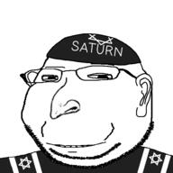 clothes ear eyelids glasses hat judaism kippah large_nose saturn small_eyes smile soyjak stubble subvariant:massjak subvariant:wholesome_soyjak text variant:gapejak // 600x600 // 30.6KB