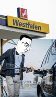 car closed_mouth crying gas_station glasses istock_watermark its_over pun sad soyjak stock_image stock_image_watermark text the_west_has_fallen variant:chudjak watermark // 232x400 // 38.1KB