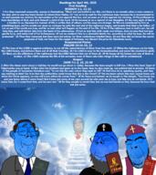 2025 4soyjaks april april_4 beard bible bible_quote bible_verse blue_skin blue_tie calm catholic catholicism christian_cross christianity clothes cloud galilee glasses god grey_hair hades hair hat heaven holding_heart holding_object jerusalem jesus jews john_(bible) john_7:1 john_7:10 john_7:2 john_7:25 john_7:26 john_7:27 john_7:28 john_7:29 john_7:30 judaism judea lutheran lutheran_book_of_worship mustache necktie orthodox orthodox_cross protestant psalm_(bible) psalm_34:16 psalm_34:17 psalm_34:18 psalm_34:19 psalm_34:20 psalm_34:22 second_temple sin sky soyjak stairs stubble subvariant:wholesome_soyjak suit suit_and_tie sukkot text variant:cobson variant:gapejak variant:protestantjak wisdom_(bible) wisdom_2:1 wisdom_2:12 wisdom_2:13 wisdom_2:14 wisdom_2:15 wisdom_2:16 wisdom_2:17 wisdom_2:18 wisdom_2:19 wisdom_2:20 wisdom_2:21 wisdom_2:22 wordswordswords // 1280x1440 // 951.8KB