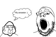my_ancestor smiley_face text thought_bubble variant:gapejak variant:ishish_soyak_ears // 1560x1026 // 175.6KB
