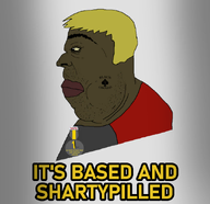 1_year_on_bald_men_with_glasses_website award badge blond brown_skin series:its_based_and_christpilled shitskin subvariant:alicia_side subvariant:hunky_twink_sex_machine text variant:alicia wig yellow_eyes yellow_hair // 900x874 // 135.4KB