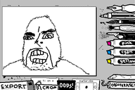 animated ext=gif shitty_drawing shitty_edit soyjak variant:cobson wigglypaint // 512x342 // 199.6KB