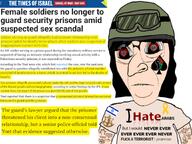 2023 arab arm army bac bbc beitar_jerusalem betar big_nose biting_lip closed_mouth clothes combat_helmet distorted fatah female femjak flag flag:israel football football_club girl glasses hair hamas hate heart heart_eyes hebrew hebrew_text helmet i_love i_would_never idf israel jewish_nose judaism kach kahanism kike large_nose lehava lehi menorah meta:political_leaders_being_sluts_for_bbc otzma_yehudit palestine queen_of_spades series:foidjaks soccer spade star_of_david subvariant:female_cobson subvariant:hornyson subvariant:hydrocephason subvariant:science_lover tattoo tattoos teeth text tkd variant:cobson variant:markiplier_soyjak zionism zionist // 1440x1080 // 849.2KB