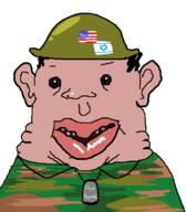 amerimutt army brown_skin fat front_facing hair helmet israel looking_at_you mutt mutt_lips nas:amerimutt star_of_david uniform // 547x626 // 16.5KB