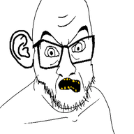 angry bald glasses rage stubble subvariant:bootleg_feralrage variant:feraljak // 1280x1280 // 376.6KB