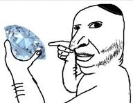 beard closed_mouth gem hair holding_object jewish_nose jews lips pointing stubble variant:holdjak // 680x527 // 69.3KB