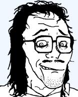 dreamworks_face mullet smirk smug stubble subvariant:sleazejak teeth variant:mulletjak // 685x850 // 32.7KB