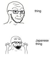 arm concerned frown glasses hand hands_up japan open_mouth soyjak soyjak_comic stubble subvariant:wewjak text thing_japanese variant:excited_soyjak variant:soyak // 680x723 // 133.7KB