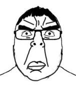 closed_mouth eyebrows glasses hair no_beard variant:chudjak variant:flartson // 200x255 // 15.0KB