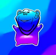 artist:soyia_agent calm happy smile stubble trend:colorjak variant:impish_soyak_ears // 1297x1280 // 343.1KB