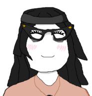 :3 ^_^ beanie blue_eyes clothes glasses hair necklace smile soyjak variant:soytan // 680x705 // 35.3KB