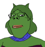 amphibian animal cat cat_(namefag) cat_ear female frog green_skin lips meta:namefags nas:pepe niko_(oneshot) pepe_the_frog scarf subvariant:gapejak_female variant:gapejak // 800x844 // 17.6KB