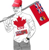 Canadian_Nationalist_Party canada flag:canada_royal_ensign subvariant:muscular_chud subvariant:muscular_chud2 variant:chudjak // 929x955 // 127.0KB
