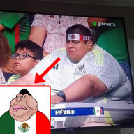 adidas brown_skin dsports eagle fat flag flag:mexico football hair internet_is_leaking irl la_creatura meta:op_took_a_photo_of_xer_tv_debut mexico meximutt mutt obese satoko_houjou(namefag) shitskin soyjak variant:meximutt worthless yellow_sclera // 720x720 // 233.5KB