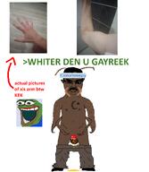 amphibian antenna arab arm armpit azerbaijan black_eye body_hair brown_skin bug clothes cockroach colorlesspy(nameroach) dirty ear egg eyes flag:turkiye foot frog full_body giving_birth glasses greentext hair head insects irl islam kek laughing leg mandible moon multiple_arms muscus muslims mustache nas:pepe nigger pants_down pepe_the_frog photo piss roach shitskin shoe skinny slopjak small_penis star star_and_crescent subvariant:chudjak_front subvariant:obsessedchud text turkiye turkroach variant:chudjak weak // 2000x2300 // 927.9KB