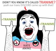 anime antifa armflag hair hand holding_object japan nonsense open_mouth soyjak stubble text tranny variant:alicia // 949x861 // 73.3KB