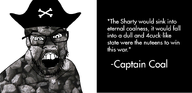 captain_coal coal ear gaping_mouth glasses open_mouth pirate quote teeth teeth_showing variant:feraljak // 1589x770 // 668.2KB