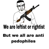 ak-47 beard buzz_cut chud closed_mouth ear gem glasses hair lips nose propaganda subvariant:chudjak_front variant:chudjak white_background // 3464x3464 // 744.2KB