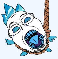 clash_royale crying distorted father glasses hanging ice ice_spirit open_mouth stubble subvariant:boat_rammer suicide tongue variant:bernd video_game // 1170x1200 // 555.8KB