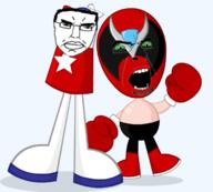 clothes flash glasses glove hat homestar_runner soyjak strong_bad stubble variant:chudjak variant:cobson // 678x612 // 112.9KB