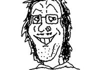 animated beard drawfag drawing glasses meta:not_oc mullet smile soyjak variant:mulletjak wigglypaint // 355x261 // 10.9KB