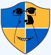 biting_lip closed_mouth creepy evil glasses ominous shield soyjak variant:cobson windows windows_defender // 465x500 // 77.2KB
