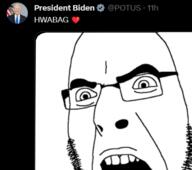 glasses joe_biden open_mouth politics president screenshot stubble twitter united_states variant:cobson // 455x402 // 71.5KB