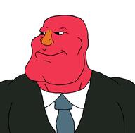 buff closed_mouth clothes elmo muscles red_skin smile subvariant:mexiaryan suit suit_and_tie variant:meximutt // 886x872 // 14.3KB