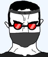 bandana dunchenman_(user) glasses mask meta:namefags red_glasses subvariant:chudjak_front variant:chudjak // 840x1000 // 37.8KB