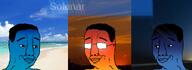3_soyjaks atmospheric beach calm event glasses glowing_glasses irl screenshot variant:chudjak // 1650x600 // 817.6KB