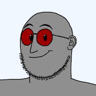 bald closed_mouth cool ear gem glasses happy nose smile stubble variant:weirdpenis // 900x900 // 16.6KB