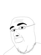 closed_mouth glasses mustache smile soyjak stubble variant:unknown // 2448x3264 // 213.8KB