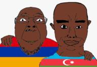 armenia azerbaijan brown_skin chud_troon_alliance countrywar friendship variant:bernd variant:chudjak // 826x570 // 208.8KB