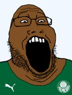 brazil glasses open_mouth palmeiras soccer stubble variant:markiplier_soyjak2 // 741x973 // 80.4KB