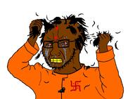 crying glasses hair hindu_swastika nigger pajeet red_sclera rotten_teeth shitskin streetshitter stubble variant:soyak yellow_teeth // 1793x1313 // 266.4KB