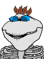broot brootal dead glasses leaf skeleton transparent_background variant:impish_soyak_ears // 598x800 // 18.9KB