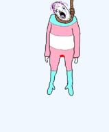anhero animated blood bloodshot_eyes clothes crying dead dust flag flies full_body gore green_skin hair hanging jumpsuit maggots neovagina nsfw open_mouth pixel_art purple_hair redraw rope skeleton stubble suicide timelapse tongue tranny variant:bernd x_eyes // 672x810 // 4.5MB