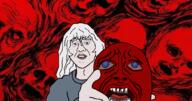 2soyjaks beheaded berserk blue_eyes coal griffith hair nas open_mouth teeth tongue // 1170x616 // 801.6KB