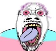 ack blur distorted scared screaming tranny variant:bernd // 1106x1012 // 608.6KB