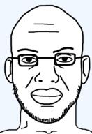 beard glasses template transparent_background variant:sudanid_phenojak // 512x744 // 13.3KB