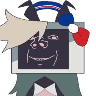 FPEgem Ruby_FPE aryan blond bow cape_verde flag flag:cape_verde fundamental_paper_education robot subvariant:wholesome_soyjak variant:gapejak // 800x800 // 12.3KB