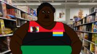 black_lives_matter black_skin fat_nigger fist flag:lgbt_pride_flag flag:minor_attracted_person flag:pan-african flag:pansexual_pride_flag irl_background meta:tagme nigger obese oh_my_god_she_is_so_attractive self_insert variant:der_wal*mart walmart // 800x445 // 378.2KB