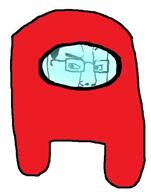 among_us clothes full_body glass glasses hair red_skin soyjak suspicious variant:chudjak video_game // 444x565 // 35.3KB