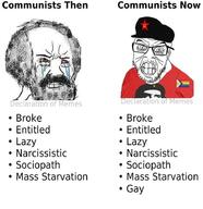 angry beard communism hammer_and_sickle karl_marx teeth variant:feraljak variant:wojak // 896x923 // 134.2KB