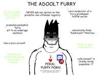 adult boykisser boykissersilly_cat discord furry furry_ears groomer minor scary shadow variant:markiplier_soyjak // 1525x1170 // 322.3KB