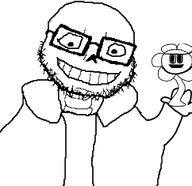 2soyjaks flowey gems glasses nas sans stubble undertale variant:floweyjak variant:sansjak // 900x874 // 26.4KB