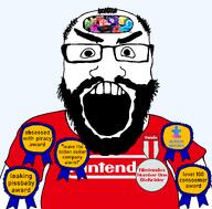 angry autism autism_speaks award awards balding beard cemu citra consoomer cuck cuckold dickrider dolphin_(emulator) eden_(emulator) emulation emulator eyebrows fceux glasses higan_(emulator) melonds mgba mupen64plus nintencuck nintendo nintendo_cuck obsessed open_mouth piracy pissbaby project64 red_shirt rent_free snes9x subvariant:science_lover variant:markiplier_soyjak video_game // 1025x1010 // 123.8KB