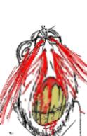 angry blood blood_drip blood_from_ears blood_from_eyes blood_from_mouth blood_on_face blood_spray bloodshot_eyes brainlet clenched_teeth cracked_teeth crying distorted ear glasses large_mouth red_eyes seething subvariant:feralrage variant:feraljak white_background yellow_teeth // 307x474 // 114.8KB